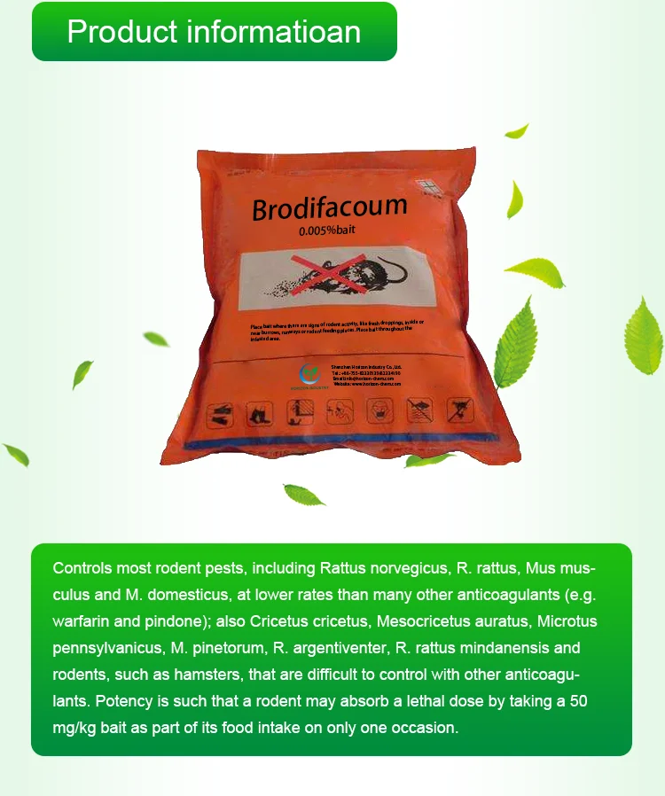 Rodenticide Extruded Technical Raticide Powder Liquido Liquid Rat