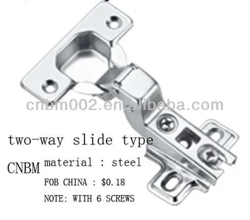 Steel Stainess Steel Hydraulic Kitchen Cabinet Door Hinge With