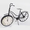 Retro Metal Bike Vintage Bicycle Standing Table Desk Clock
