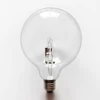G125 E27 28W 220V clear globe G series halogen light bulbs for sale