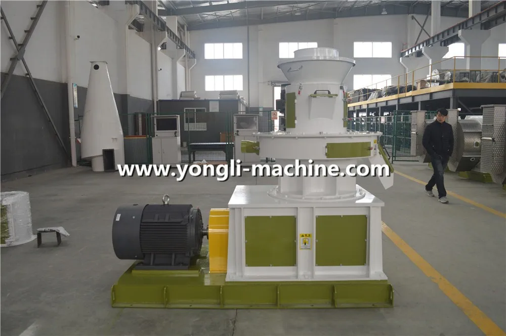 Vertical ring die pellet mill for straw, hay,stalk,grass