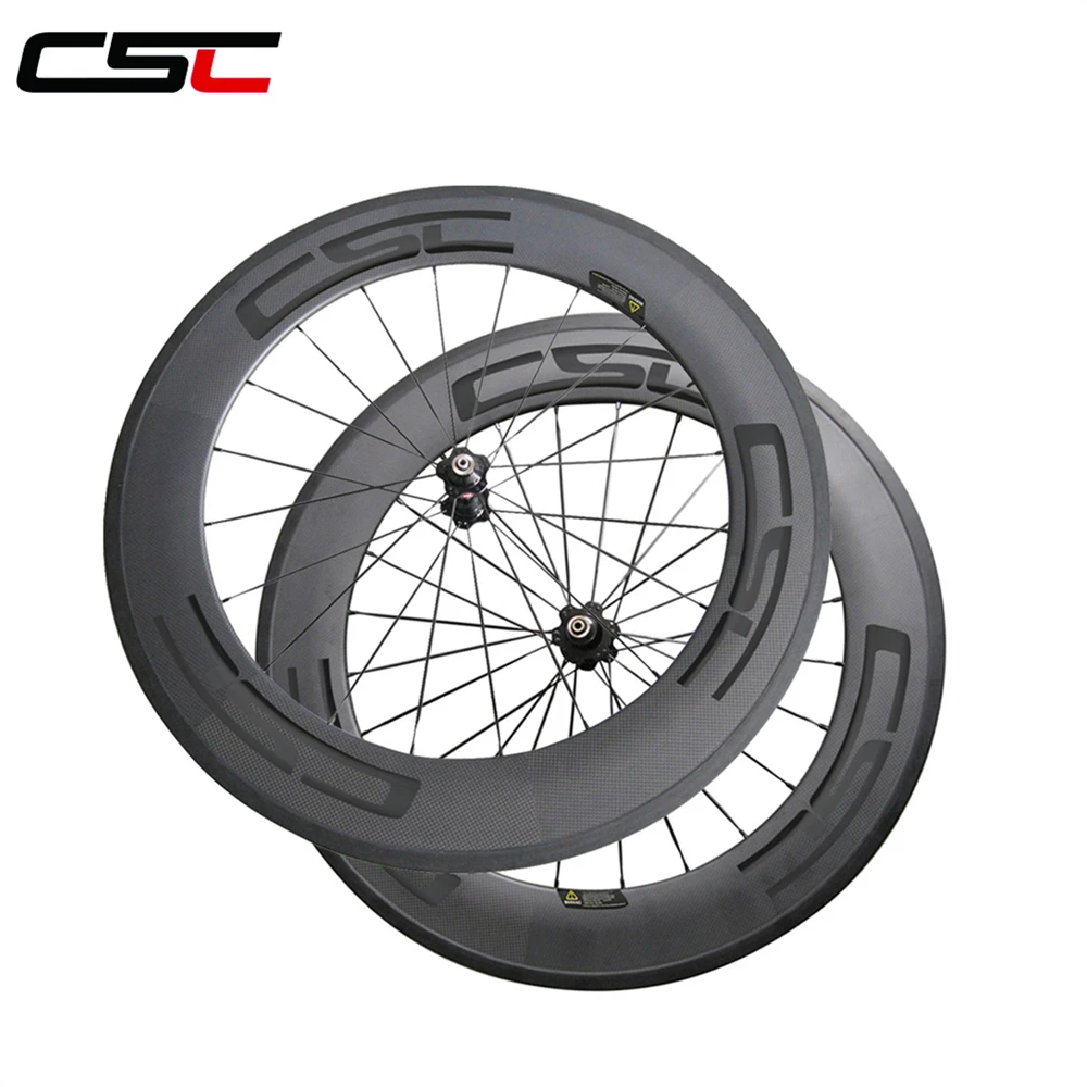 

23mm Wide 88mm Tubular china factory UD/3K carbon 700c road bike bicycle racing wheel