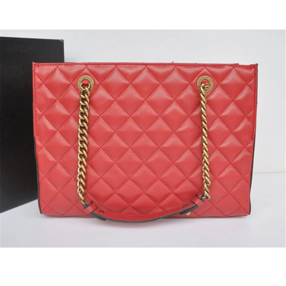 imported top quality classic quilted calfskin women cheap designer handbags made in China