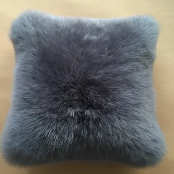 Factory Direct Sale Lambskin Sheep Skin Fur Cushion Cover
