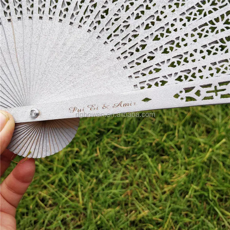 hand held fans for outdoor weddings