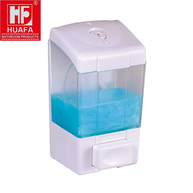 500ml Wall Mounted Abs Plastic Lockable Hand Liquid Soap Dispenser