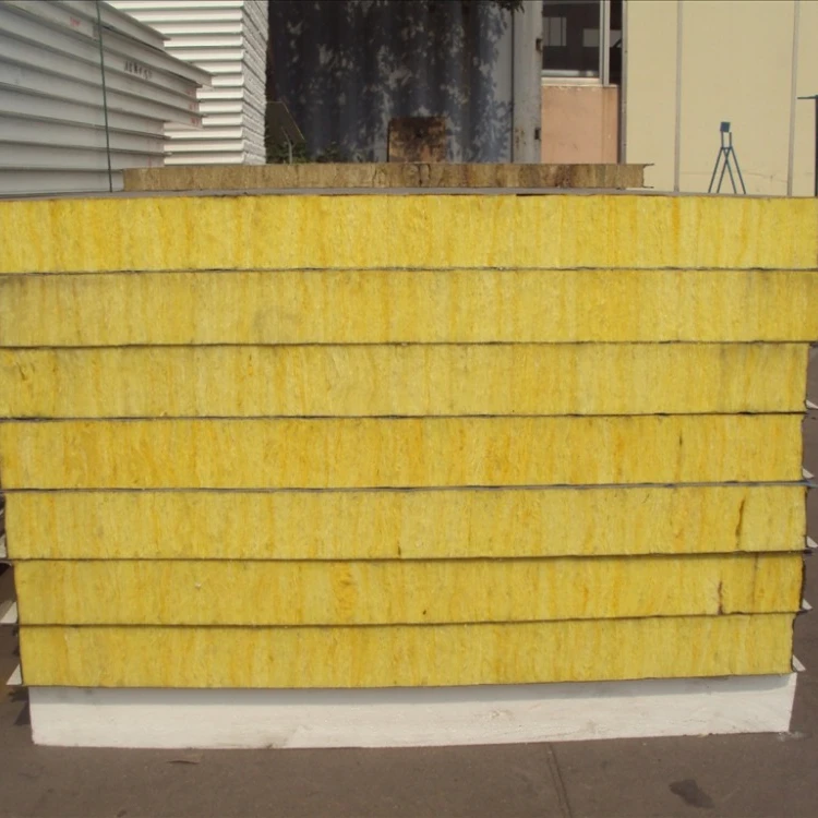 
fireproof glass wool sandwich wall panel for factory/warehouse/pultry 