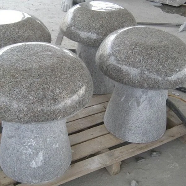 
hot sale natural stone garden mushroom table 