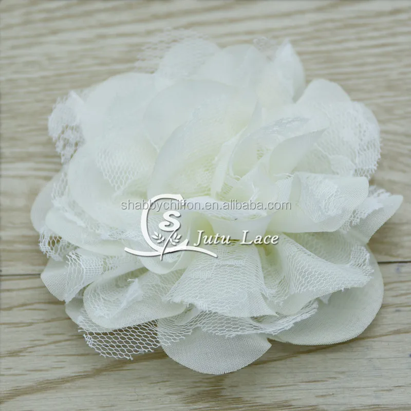 chiffon lace flowers