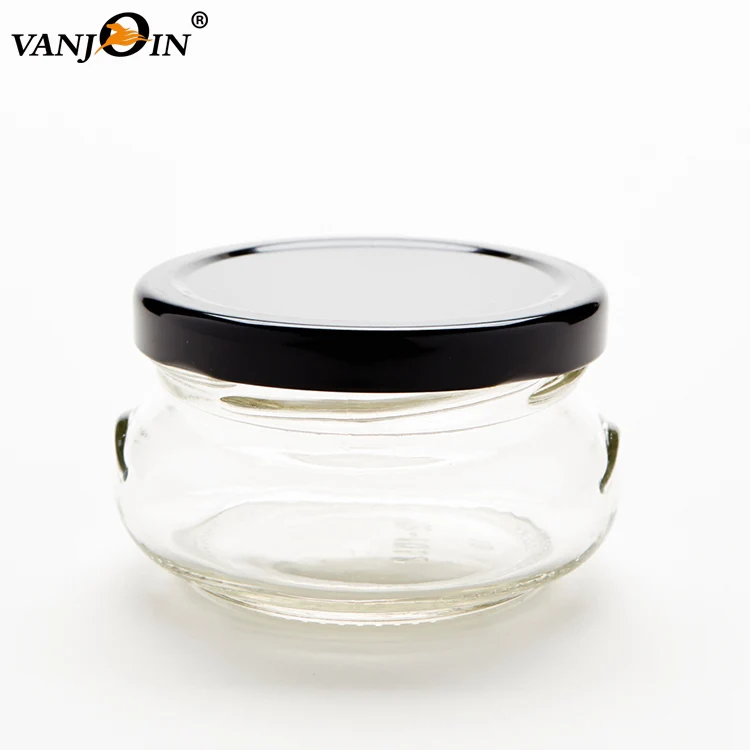 New design hot sale 100ml Glass Tureen Jars bulk