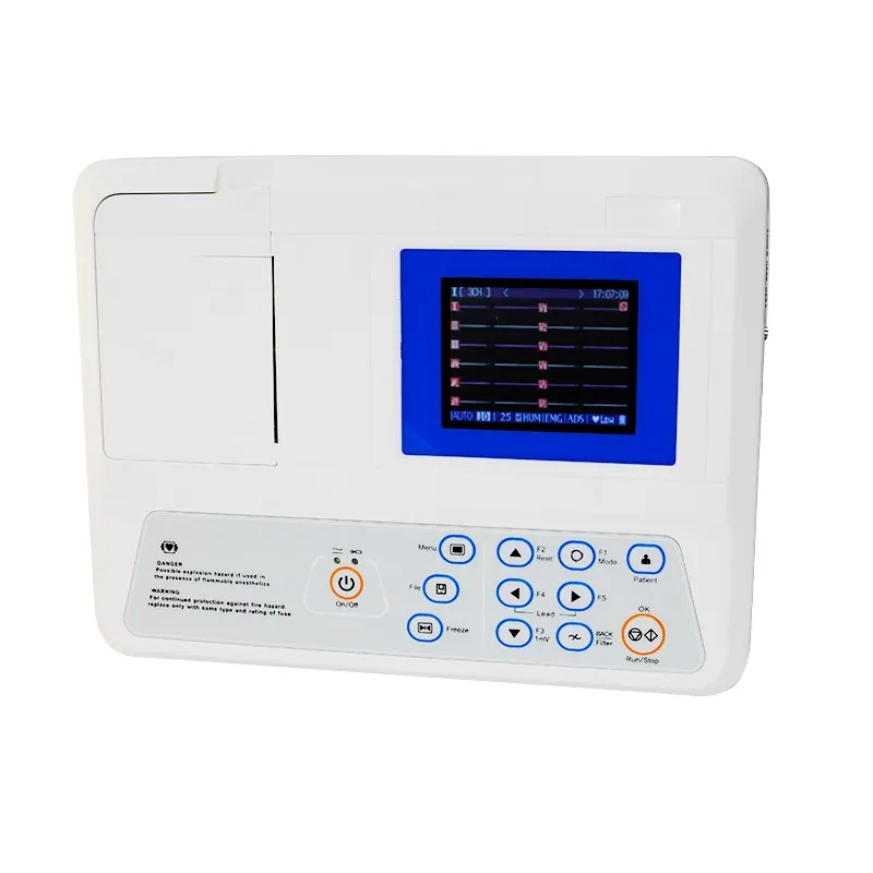 Best quality Portable Digital 3 Channel Electrocardiograph ECG Machinefor medical use