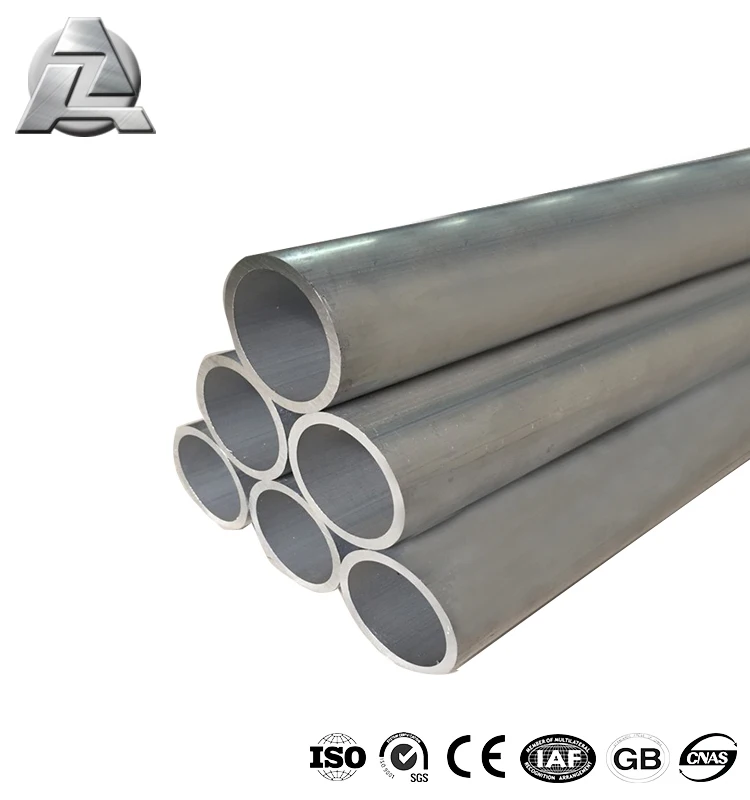 
6063 6061 7005 7075 anodized 25mm aluminium pipe for railing handrail 