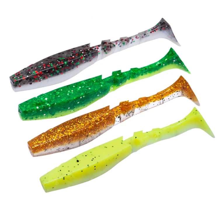

soft crab shad bait soft plastic fish soft plastic bass bait, 8 colors