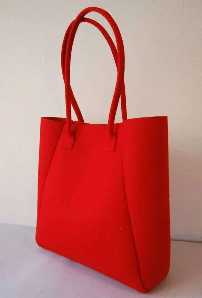 2020 New Arrive Fashion Felt Handbag, Women Handmade felt tote bag