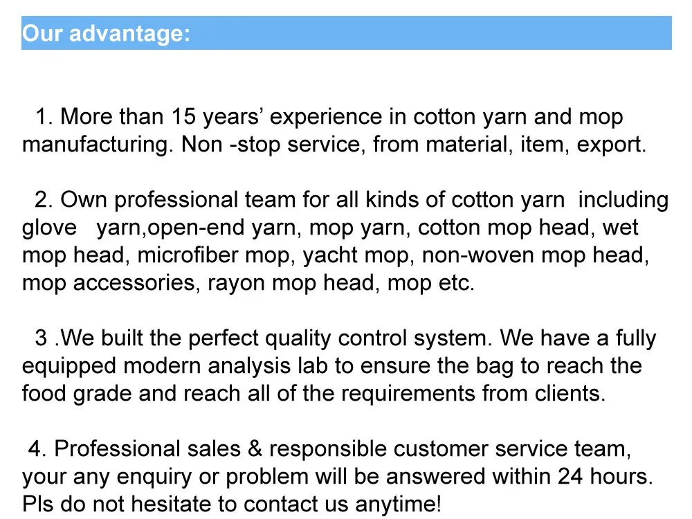 BI color easy cleaning cotton Mop Head, View Screw Mop Head, Mada