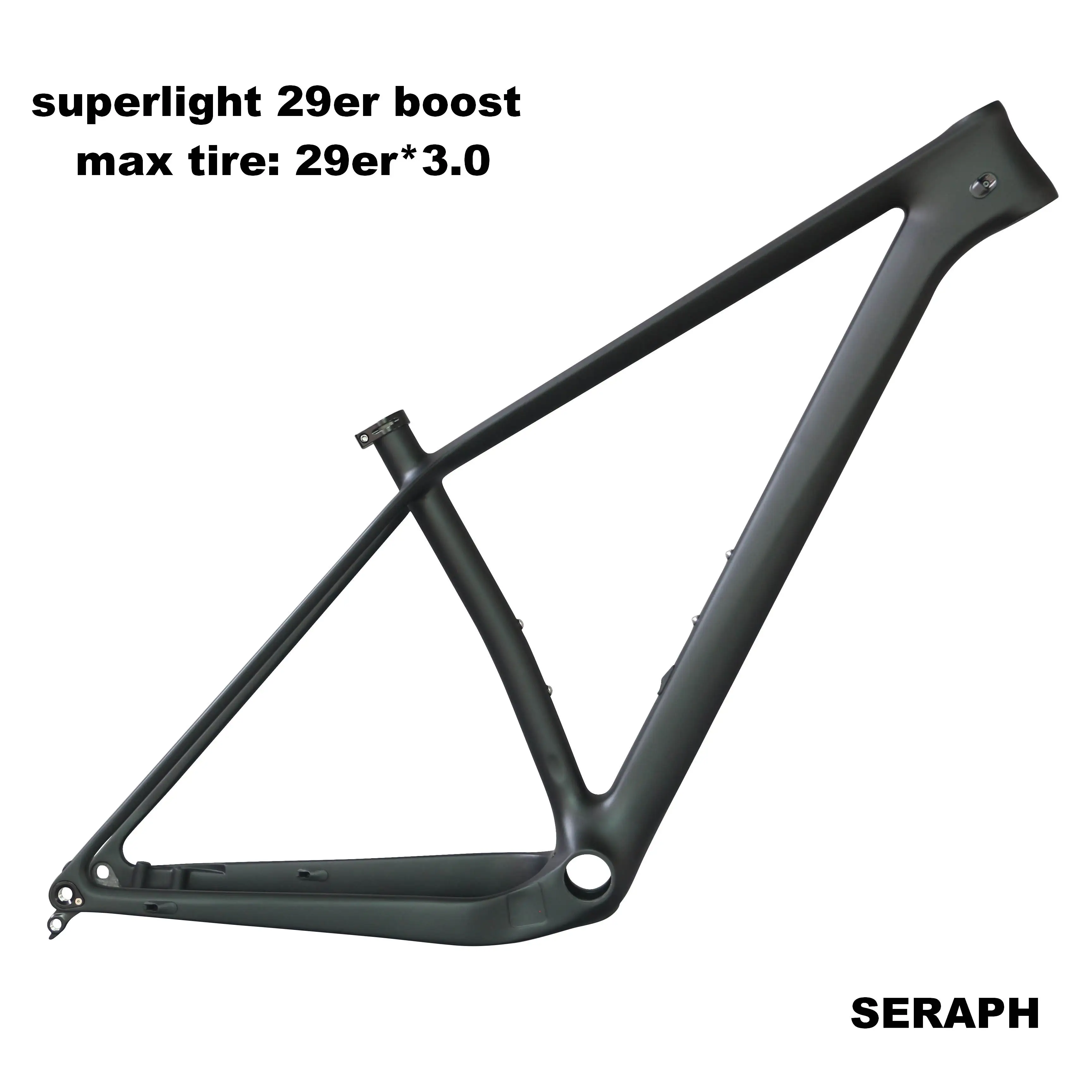 

Tantan factory 2019 Flat mount 29er+ Plus Boost MTB frame ,Supe rlight Boost Max tires 29er 3.0".,Rear spacing 12x148mm