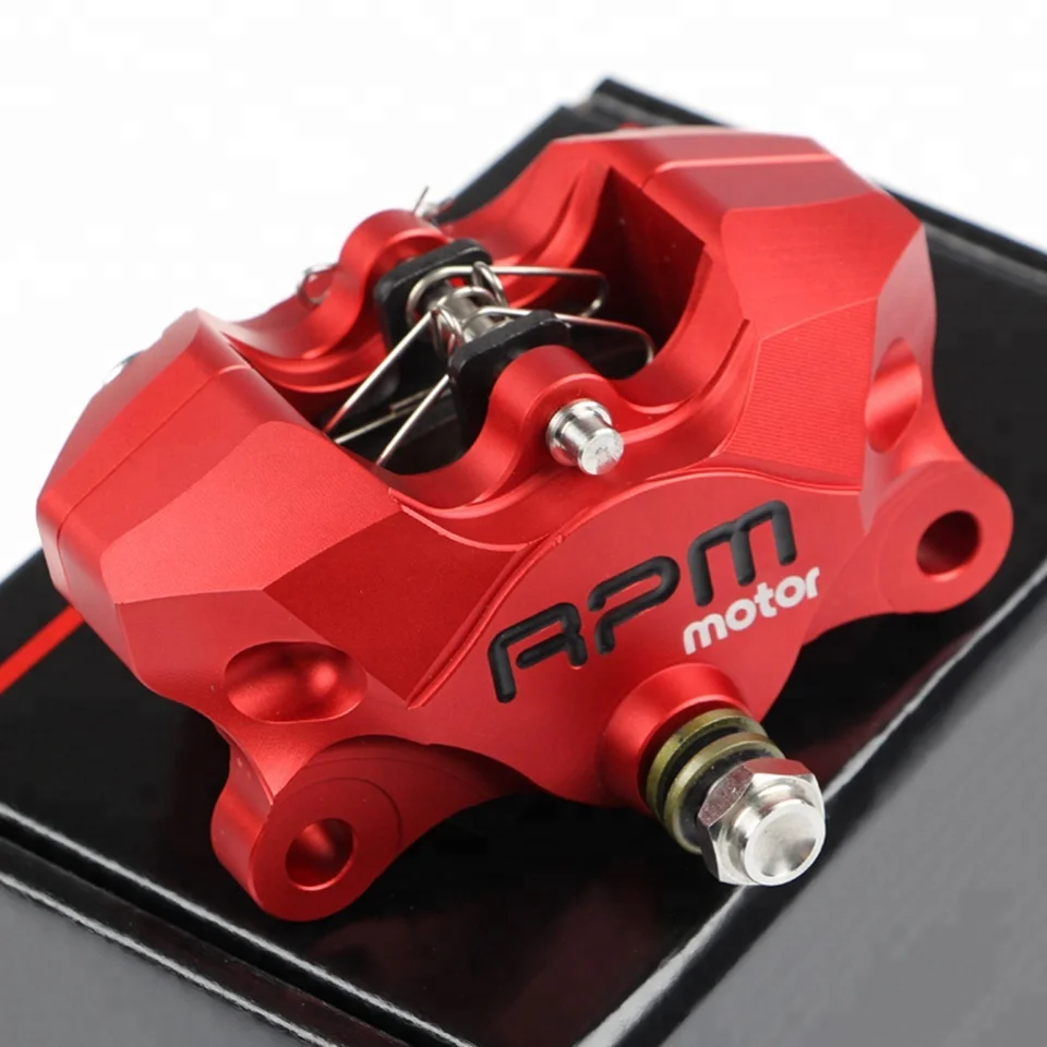 27mm*4 Piston Aluminum Universal Motorcycle Brake Calipers With Mounting Pitch 108mm Buy