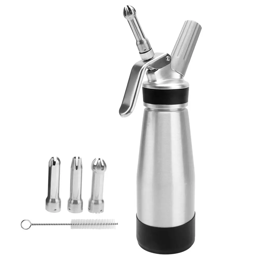 500ml 1pint Aluminum Whipping Siphon Silicon Rim Hand Cream Whipper ...