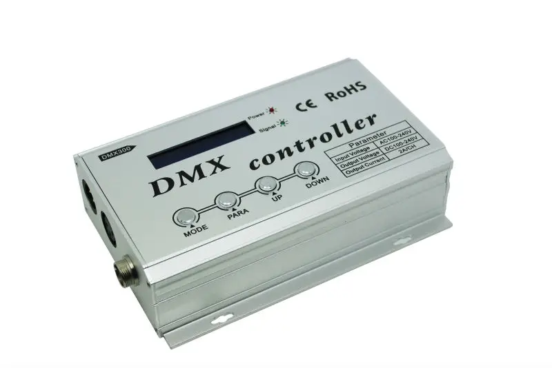 led 220V High-voltage DMX 300 controller with LCD display for led strip