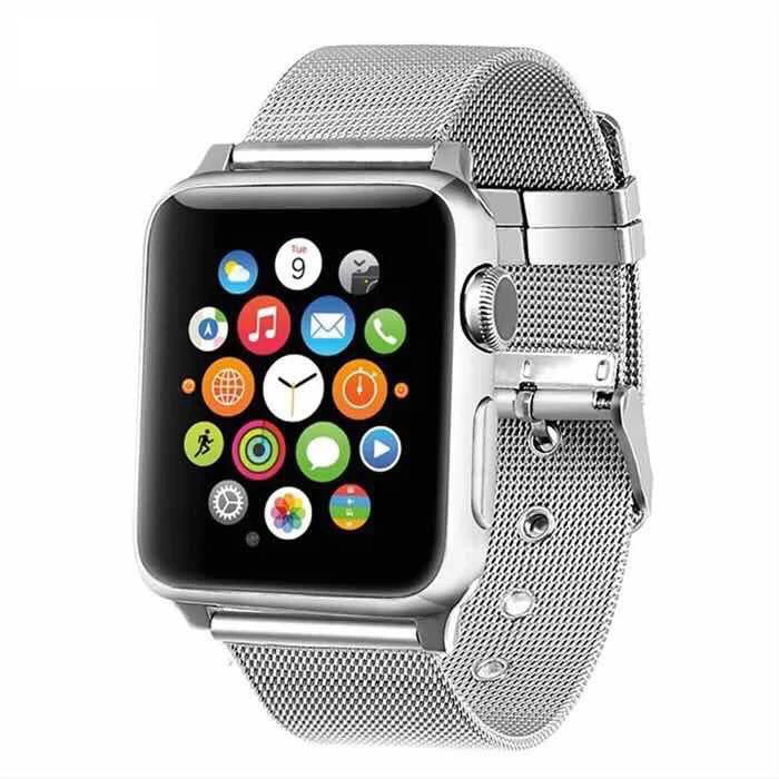 

SIKAICASE 2018 Hot Selling Watch Strap For Apple Watch Metal Mesh Belt Buckle