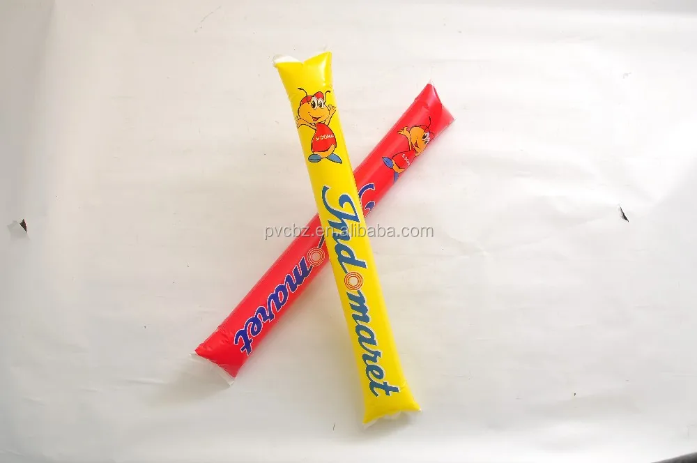 
inflatable balloon stick clappers for football fan with EN71 