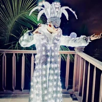 

hot sale led santa claus costume /led christmas father costume /santa claus suit
