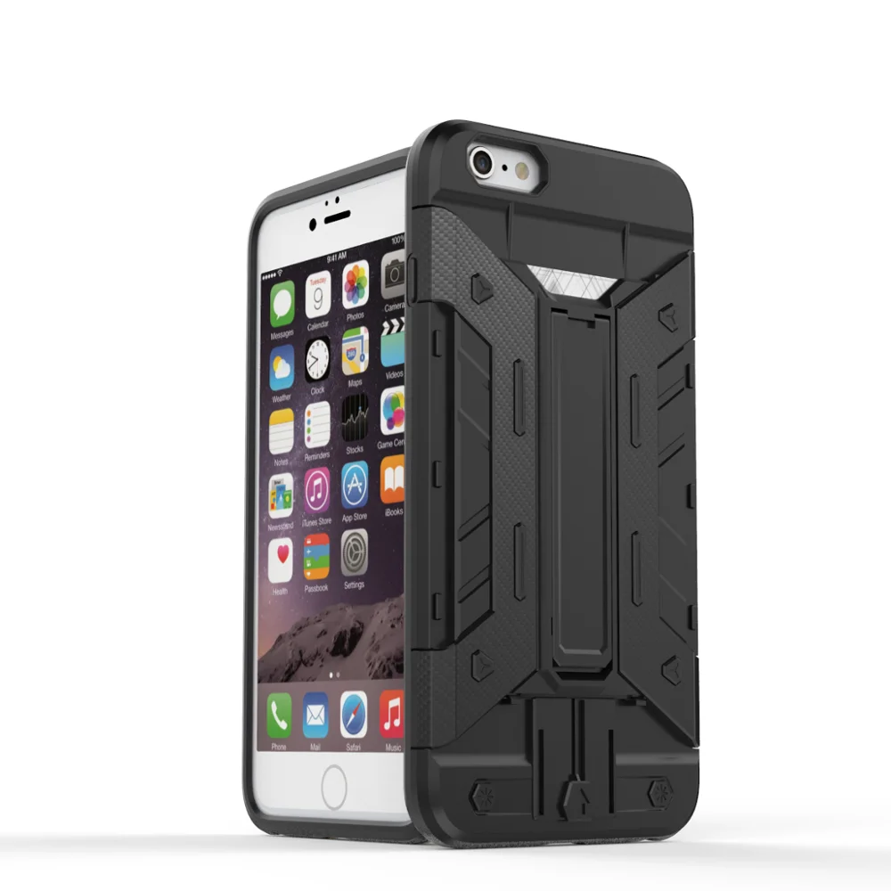 

Shockproof Rugged Hybrid Rubber Hard Cover Case for iPhone 6 4.7 / 6 Plus 5.5