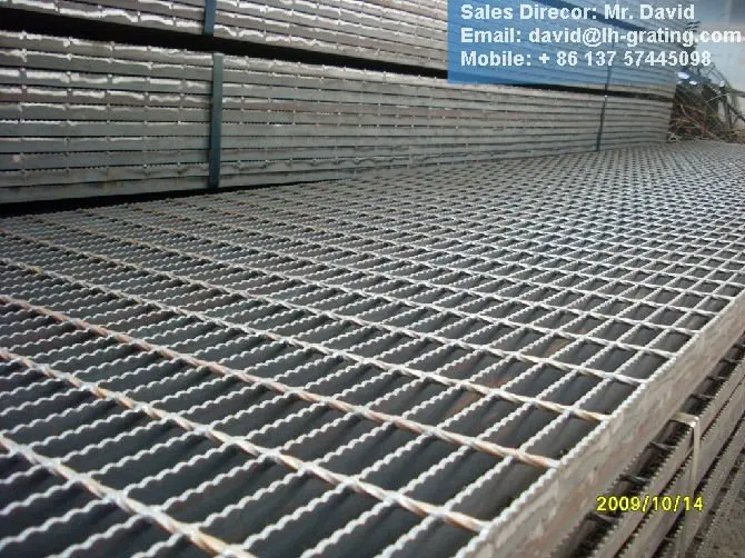 Galvanized Tooth Grating Galvanized Industrial Floor Steel