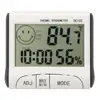 Mini Indoor LCD Digital Thermometer Hygrometer Alarm Clock Timer Weather Station Electronic Temperature Humidity Meter