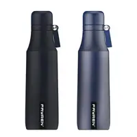 

Stainless Steel Vacuum Insulated Water Bottle 500ml BPA Free With Leak Proof Lid and Handle for Outdoor Sports Camping Picnic