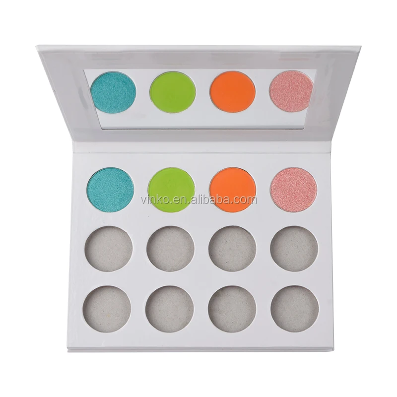 Make Your Own Brand High Quality 12 Color Professional Custom Eyeshadow Palette