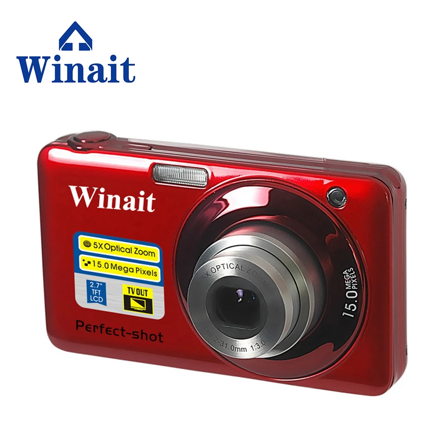 

Winait 20mp 8x optical zoom digital camera mini DV, Black;blue / green;red / pink;yellow / gold