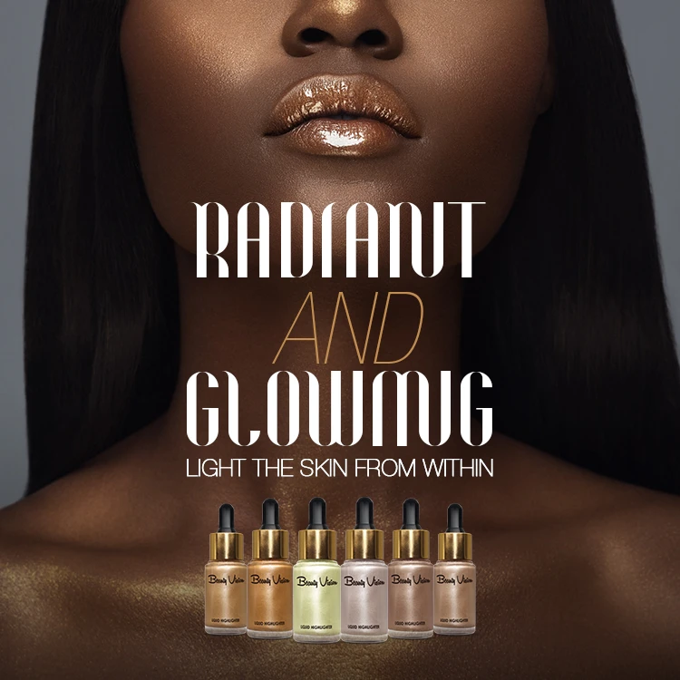 

Private label single highlighter makeup shimmer bronzer highlighter makeup liquid highlighter makeup private label, 32 color, can be customized