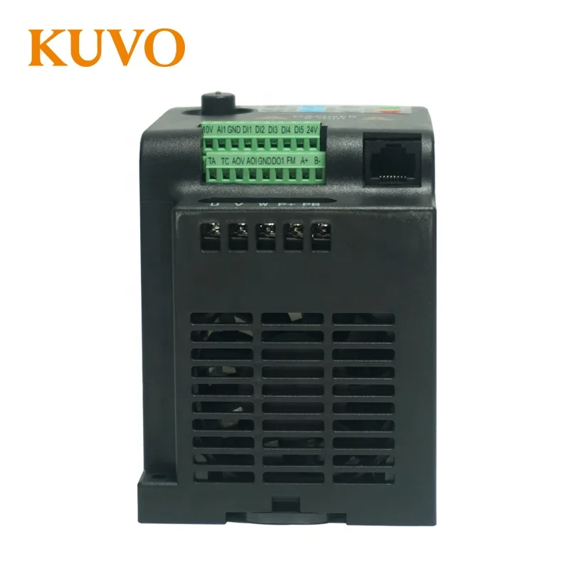 
230V Single Phase Input 1.5kw 2HP Mini VFD Variable Frequency Drive Inverter for Motor Speed Control 