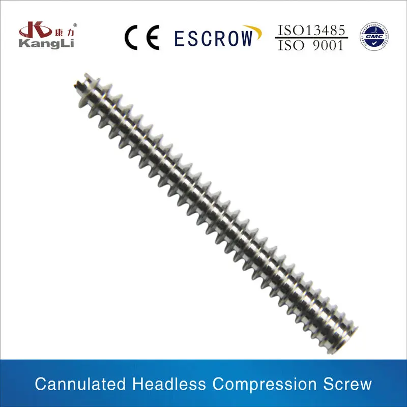 Cannulated Headless Compression Screw