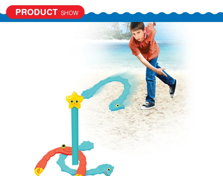 Horseshoes Hook And Ring Toss Set Beach Sport Toys Garden Yard Game