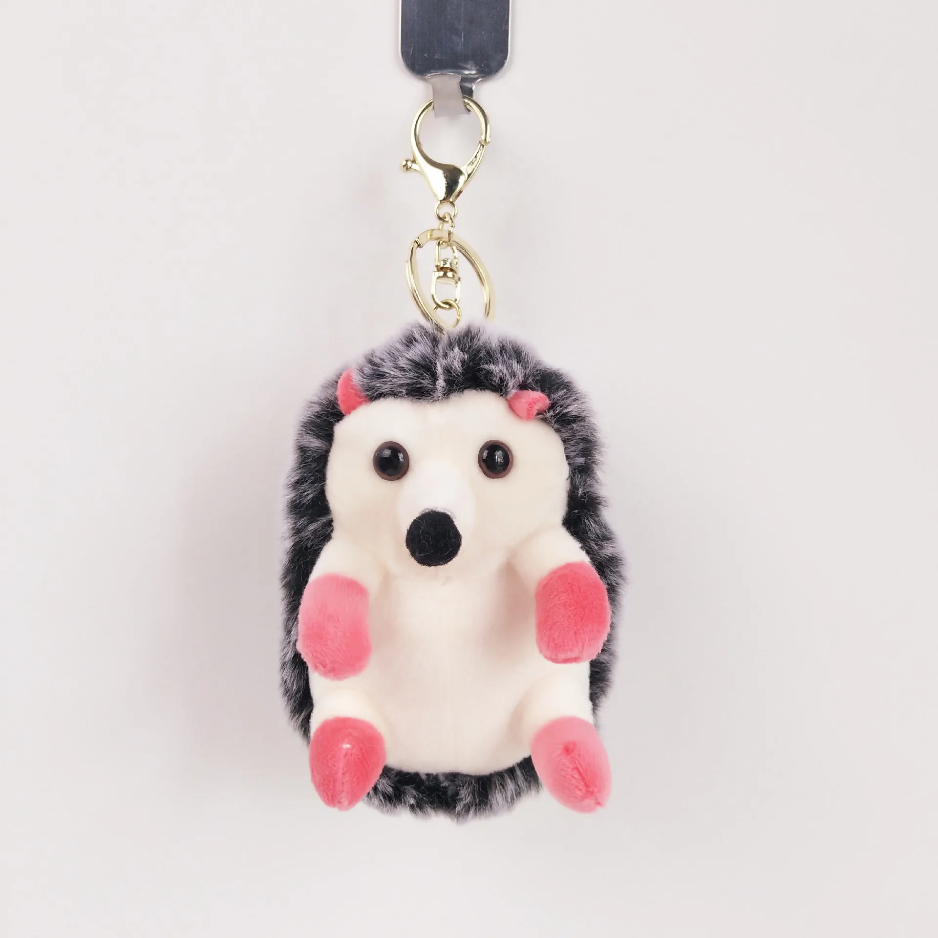 Hedgehog Plush Keychain Stuffed Animal Wildlife Collectible Soft Plush