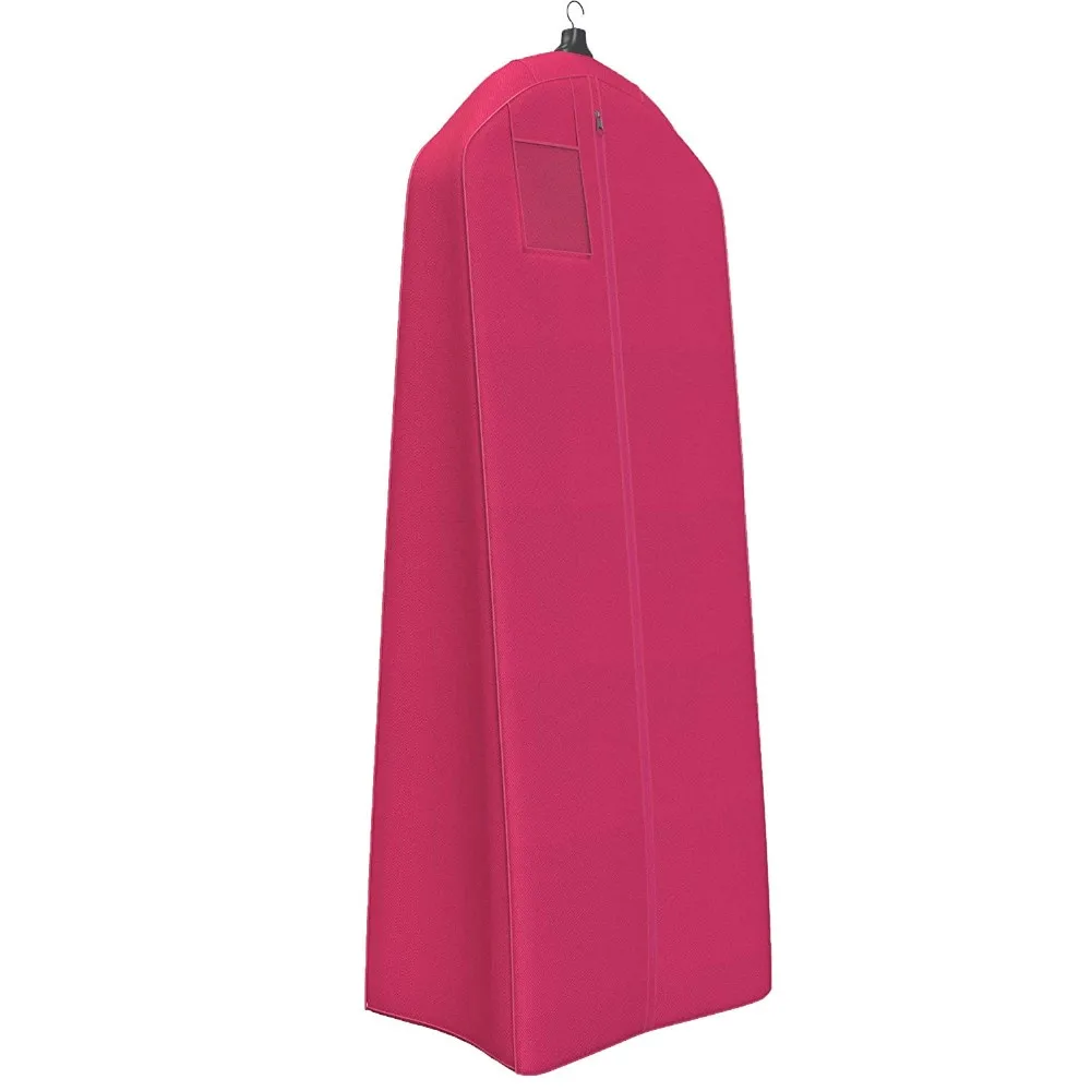Gusseted Bridal Gown Garment Bag For Women's Prom And Bridal Wedding