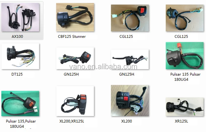 MZ250 Motorcycle Handle Switch With 3 Pins Plug