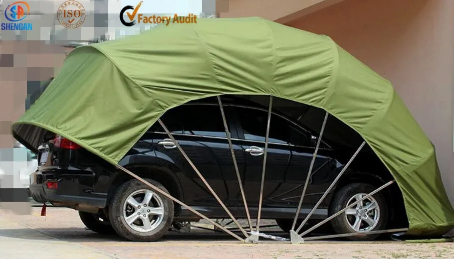 Heavy Duty All Weather Proof Foldable Garage Shelter Exterior Car Cover