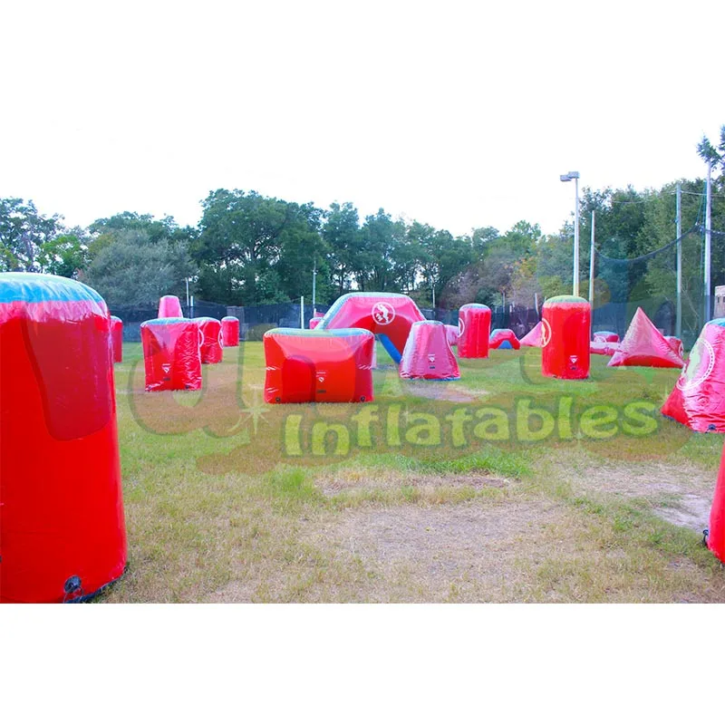 Customized Inflatable Speedball Bunker Paintball Bunker Set Inflatable
