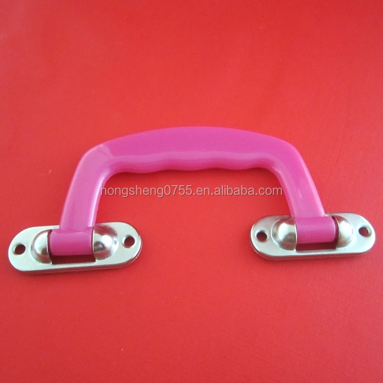 High Quality White Color Plastic Briefcase Pull Handle For Suitcase