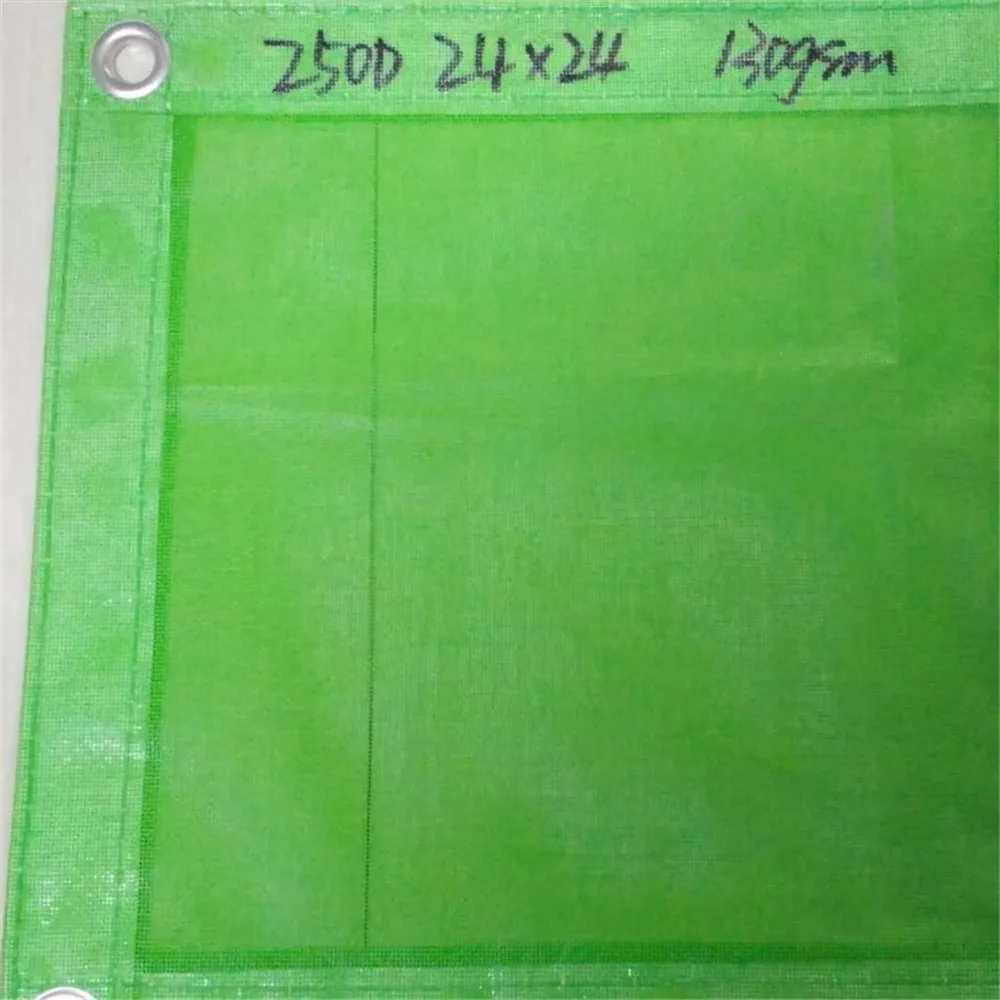 Fireproof PVC Coated Mesh Fabric as Construction Safety Net