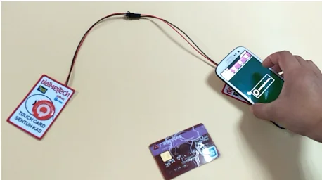 Custom NFC RFID Extender Loops with LED light indicator