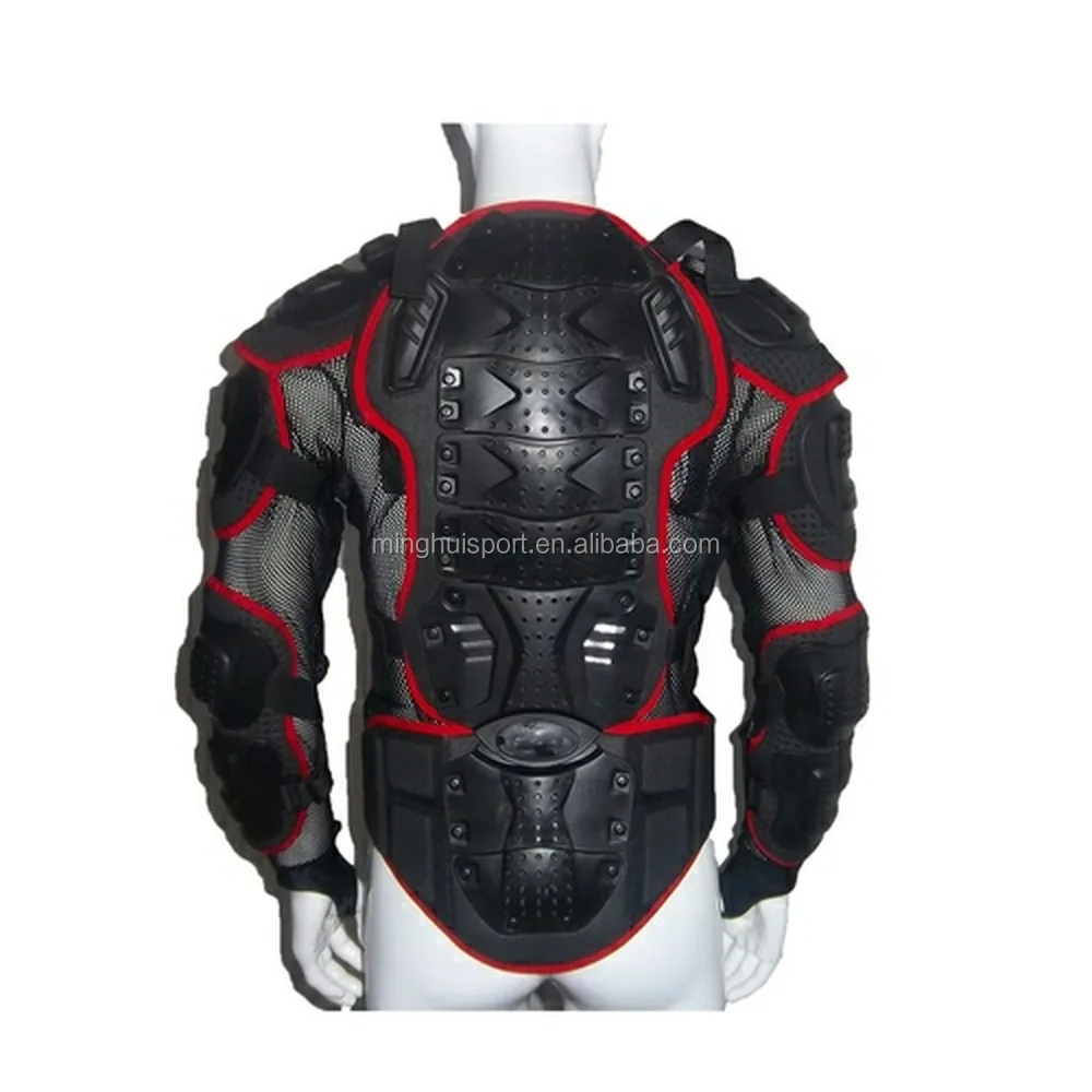 New Motorcycle Jacket Body Armor Motorcycle Red Armor Jacket Motocross Gear