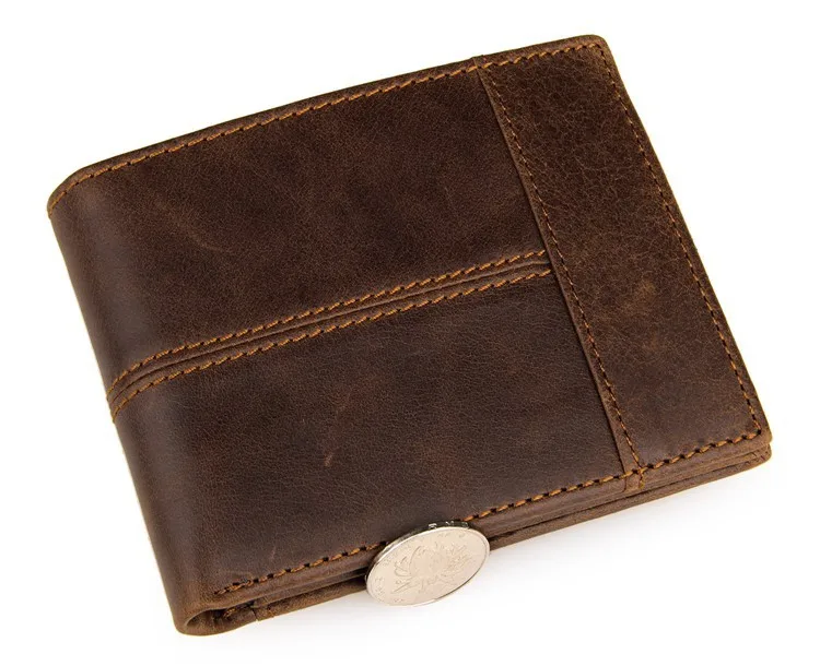 

JMD Real Leather Bifold Wallet For Men Business Card Holder Online Shopping, Brown
