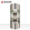 Fuji Brand outside 800kg panorama capsule glass elevator high technology glass sight seeing building passenger lift