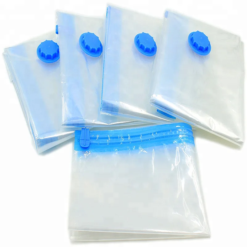 

Vacuum Storage Bags for Clothes with Electronic Pump Foldable Compressed Organizer Vacuum Seal Bag Clothing Storage Saving Space, Clear