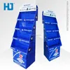 Merchandising items counter drinks display stand, best selling retail items,cardboard pallet stand