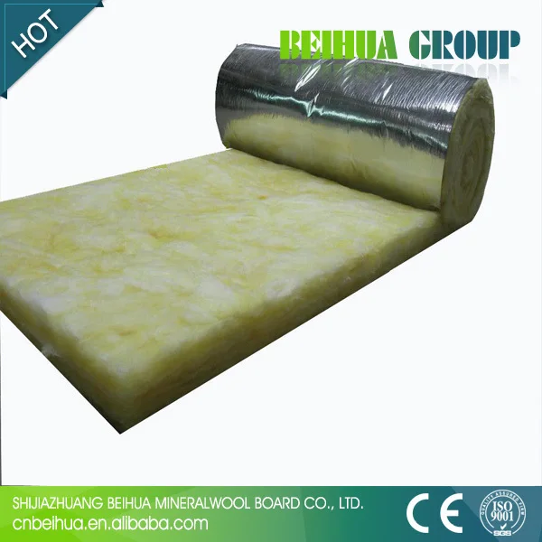 Heat Capacity Fiberglass Insulation Batt Insulation Fireproof